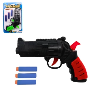 PISTOLA PER FRECCIE IN SCHIUMA 19CM 2 COLORI ASSORTITI