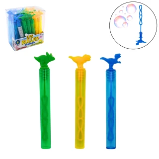 BOLLE DI SAPONE DINOSAURO 11CM 3COLORI ASSORTITI