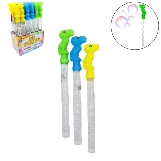 BOLLE DI SAPONE DINOSAURO 37CM 3 COLORI ASSORTITI
