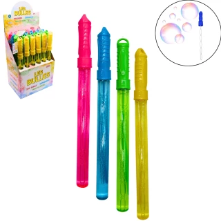 SEIFENBLASENSTAB 120ML 37CM 4 FARBEN SORT.