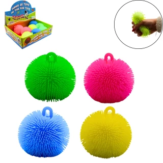 PALLA ANTISTRESS PUFFER 7.5CM 4 COLORI ASSORTITI