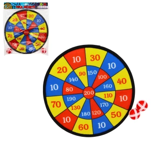 SICHERHEITSDART 27CM MIT 2 BAELLE