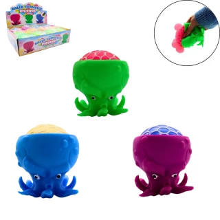 BAELLE BRAIN OKTOPUS 9CM 4 FARBEN SORT.
