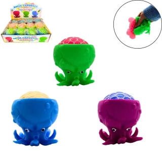 BALLE CERVELLE FILET PIEUVRE 9CM 4 COULEURS ASSORTIES
