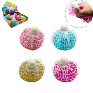 BALL BRAIN 7CM 4 ASSORTED COLORS