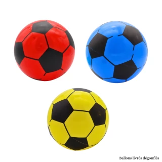 PALLONE DA CALCIO PVC 24CM 3 COLORI ASSORTITI