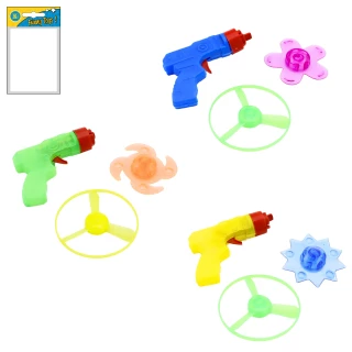 PISTOLET A HELICE ET TOUPIE 7CM