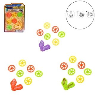 LANCE HELICE 5.5CM 4 COULEURS ASSORTIES