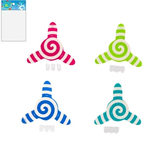 BOOMERANG STYRO 13CM 4 COLORI ASSORTITI