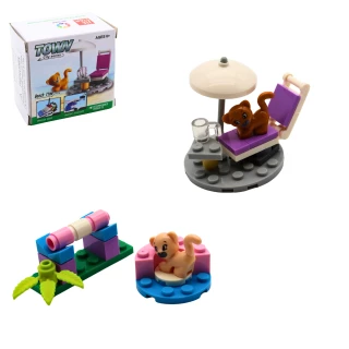 TIERE KATZE PUZZLE 3D 3SORT.