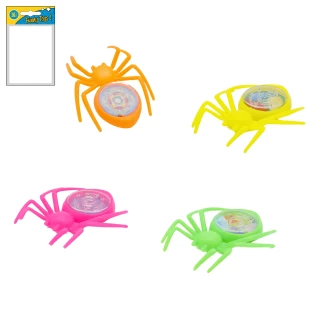 GEDULSPIEL SPINNE 7.5X6CM 4 FARBEN SORT.