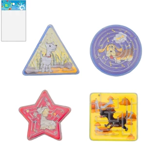 JEU DE PATIENCE FORMES 6CM 4 MODELES ASSORTIS