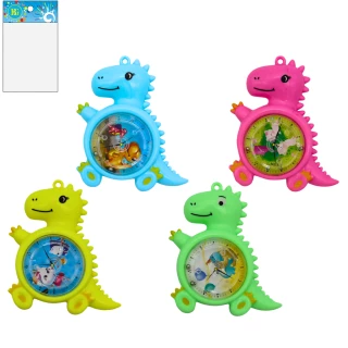 JEU DE PATIENCE DINOSAURE 8CM 4 COULEURS ASSORTIES