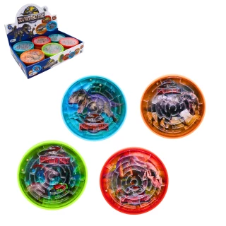 JEU DE PATIENCE DINOSAURE 9CM 4 COULEURS ASSORTIES