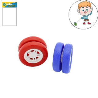 YOYO 4CM AUTOREIFEN 2 FARBEN SORT.