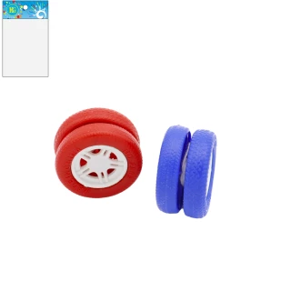 YOYO ROUE 4CM 2 COULEURS ASSORTIES