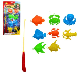 FISCHING GAME 32CM WITH 8 FISHES