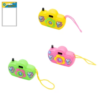 MINI APPAREIL PHOTO 8 VUES ZOO 5X7CM 3 COULEURS ASSORTIES