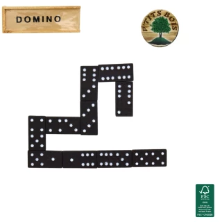 JEU DE DOMINOS EN BOIS 15X5X3CM