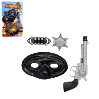 PISTOLET COWBOY 19.5CM + ACCESSOIRES