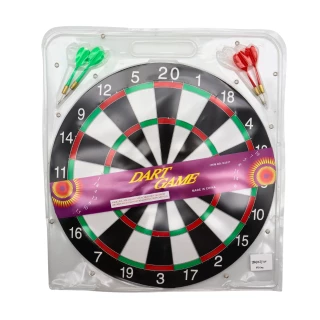 SPIEL ZIEL IN HOLZ 41CM +4DARTS