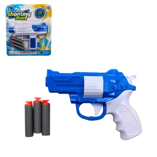 PISTOLA FRECCE IN SCIUMA 16CM 2 COLORI ASSORTITI