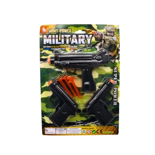 PISTOL 17CM X 3 PIECES WITH SOFT DARTS