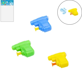 PISTOLET A EAU 4CM 3 COULEURS ASSORTIES