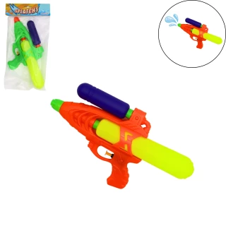 PISTOLET A EAU 34CM 3 COULEURS ASSORTIES