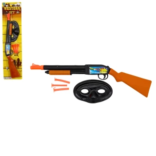 GEWEHR 48CM MIT 3 PFEILE UND MASKE