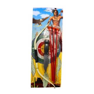 ARC INDIEN 40CM + 3 FLECHES