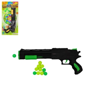 GEWEHR 33CM MIT 11 BAELLE 3 FARBEN SORT.