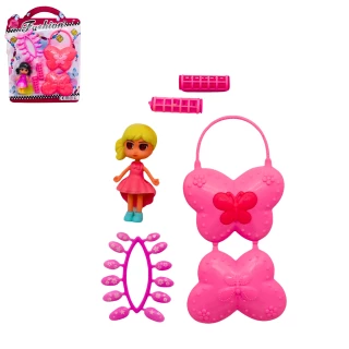 BORSETTA + BAMBOLA 13CM 2 MODELLI ASSORTITI