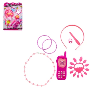 KIT DI BELLEZZA E MODA 8/9 PEZZI 13CM 2 MODELLI ASSORTITI
