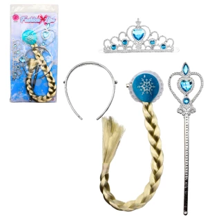 SCHMUCK PRINZESSINEN SETMIT ZUBEHOER 2 FARBEN SORT.