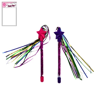 BASTONE DA MAJORETTE STAR 23CM 2 COLORI ASSORTITI