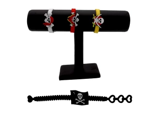 SCHMUCK ARMBAND PIRAT 7CM 4 SORTIMENT