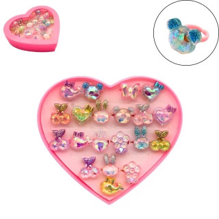 SCHMUCK RINGE VERSTELLBAR 8 SORTIMENT