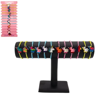 BRACCIALE CON CHARM UNICORNO 7CM