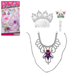 SET DA PRINCIPESSA 4 /5 PEZZI 13X10CM 2 MODELLI ASSORTITI