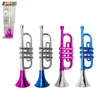 TROMPETTE 33CM 2 COULEURS ASSORTIES