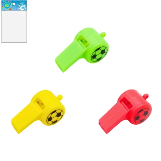 SIFFLET FOOT 5.5CM 3 COULEURS ASSORTIES