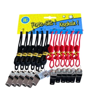 SIFFLET ARBITRE 4CM AVEC CORDON