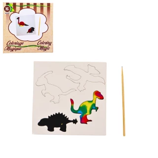 MALBUCH DINOSAURIER 17X12.5CM