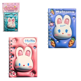 KAWAII NOTIZBUCH 46 SEITEN 3 SORTIMENT