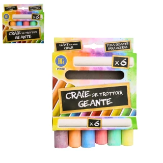 STRASSENKREIDE 10CM 6 STUECK