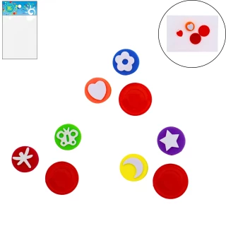 STEMPELSET SOFT 2.5CM 3 SORTIMENT