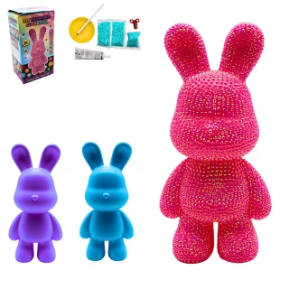 CONIGLIO DA DIPINGERE 3 COLORI ASSORTITI