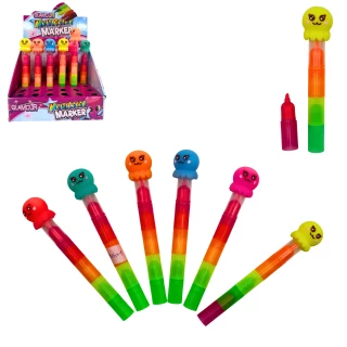 PENNA POLPO 18CM 6 COLORI ASSORTITI