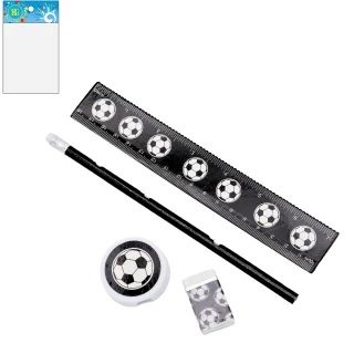 SET DI CANCELLERIA CLACIO 19CM 4 PEZZI